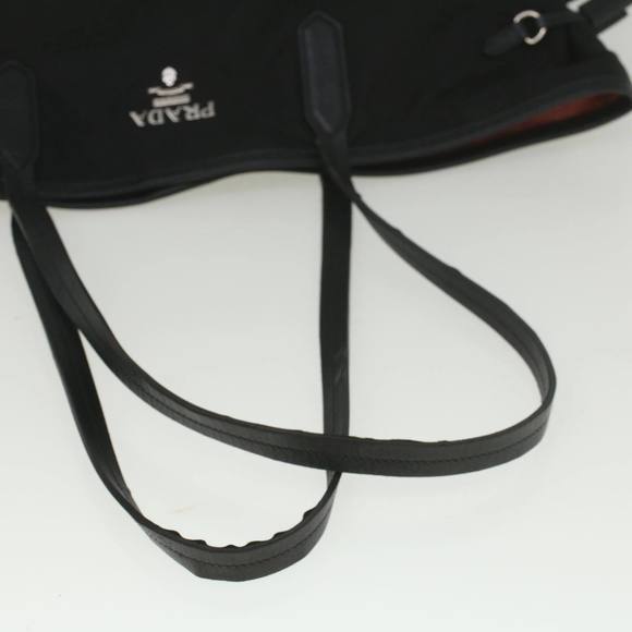 PRADA Tote Bag Nylon Black Auth ac2373 - Picture 7 of 16